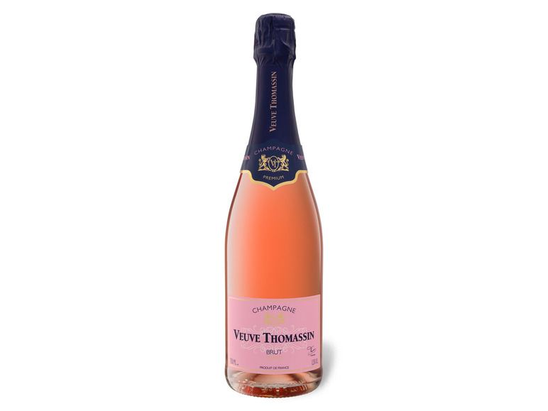 brut, Veuve rosé Thomassin Champagner