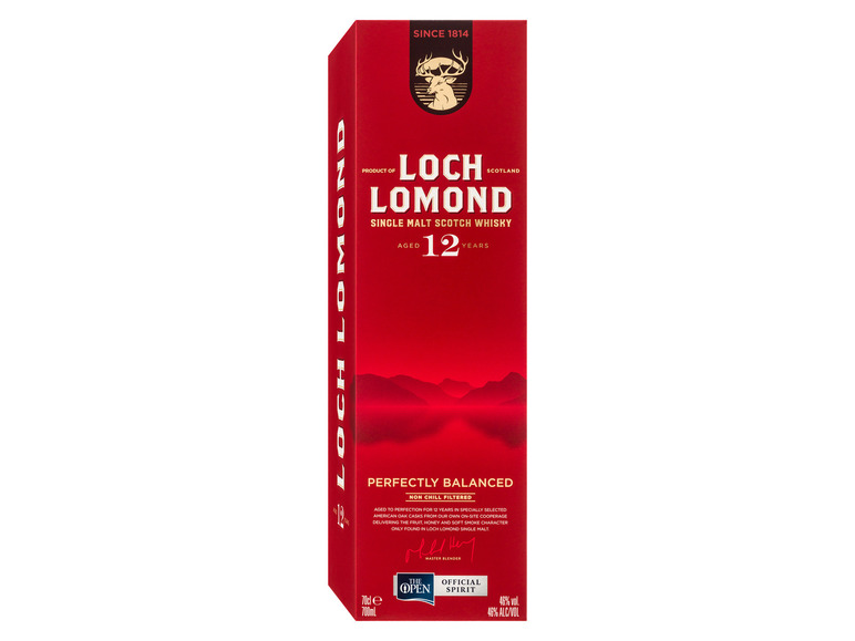 Loch Lomond Whisky 12 Scotch 46% mit Highlands Geschenkbox Malt Single Jahre Vol