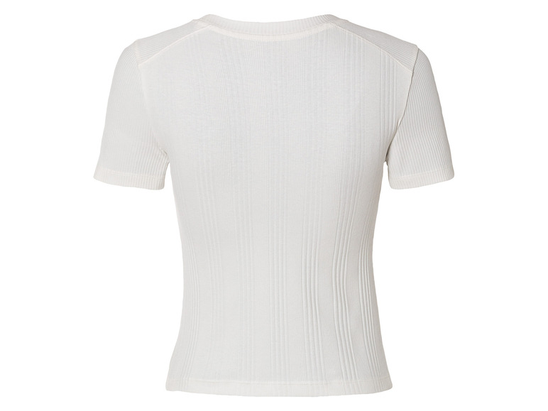 Gehe zu Vollbildansicht: esmara® Damen Shirt in modischer Ripp-Qualität - Bild 12