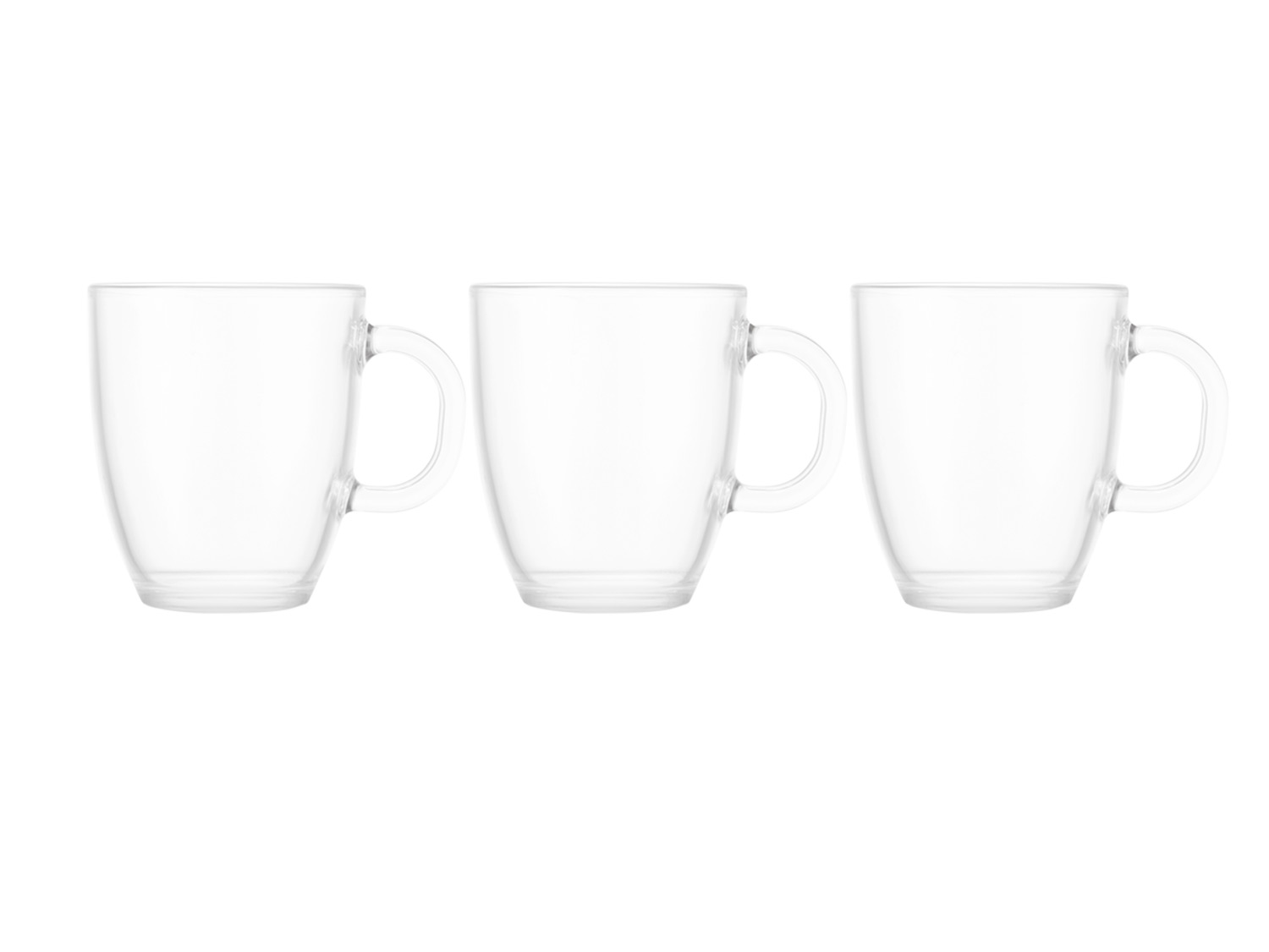 BODUM Teebereiter Tassen brunch (Tasse, 0.35 l, Glas (3er Set))