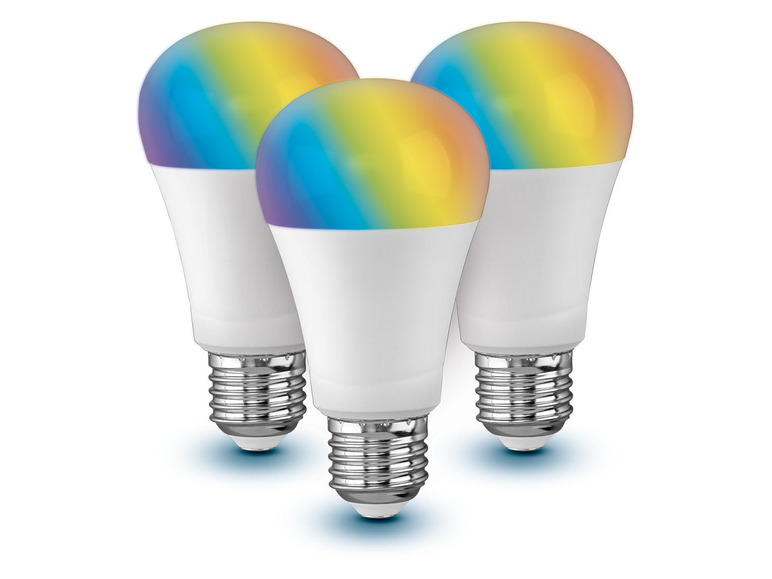 RGB »Zigbee und Smart 3x Home« LIVARNO + home Leuchtmittel Fernbedienung Starter Kit Gateway