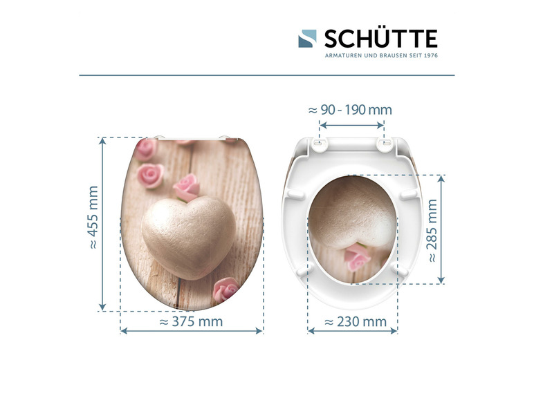 Gehe zu Vollbildansicht: Schütte WC Sitz, mit Absenkautomatik und Schnellverschluss - Bild 94