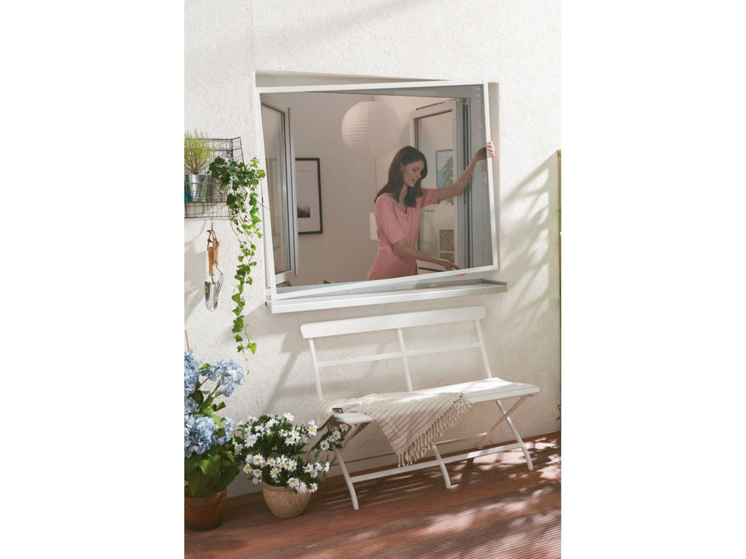 LIVARNO home Fenster-Insektenschutz, Alu… 100 cm, x 120