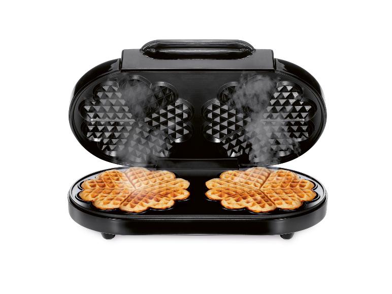 Gehe zu Vollbildansicht: SILVERCREST® KITCHEN TOOLS Doppel-Waffeleisen, mit Backplatte aus hochwertigem Aluminium-Druckguss - Bild 3