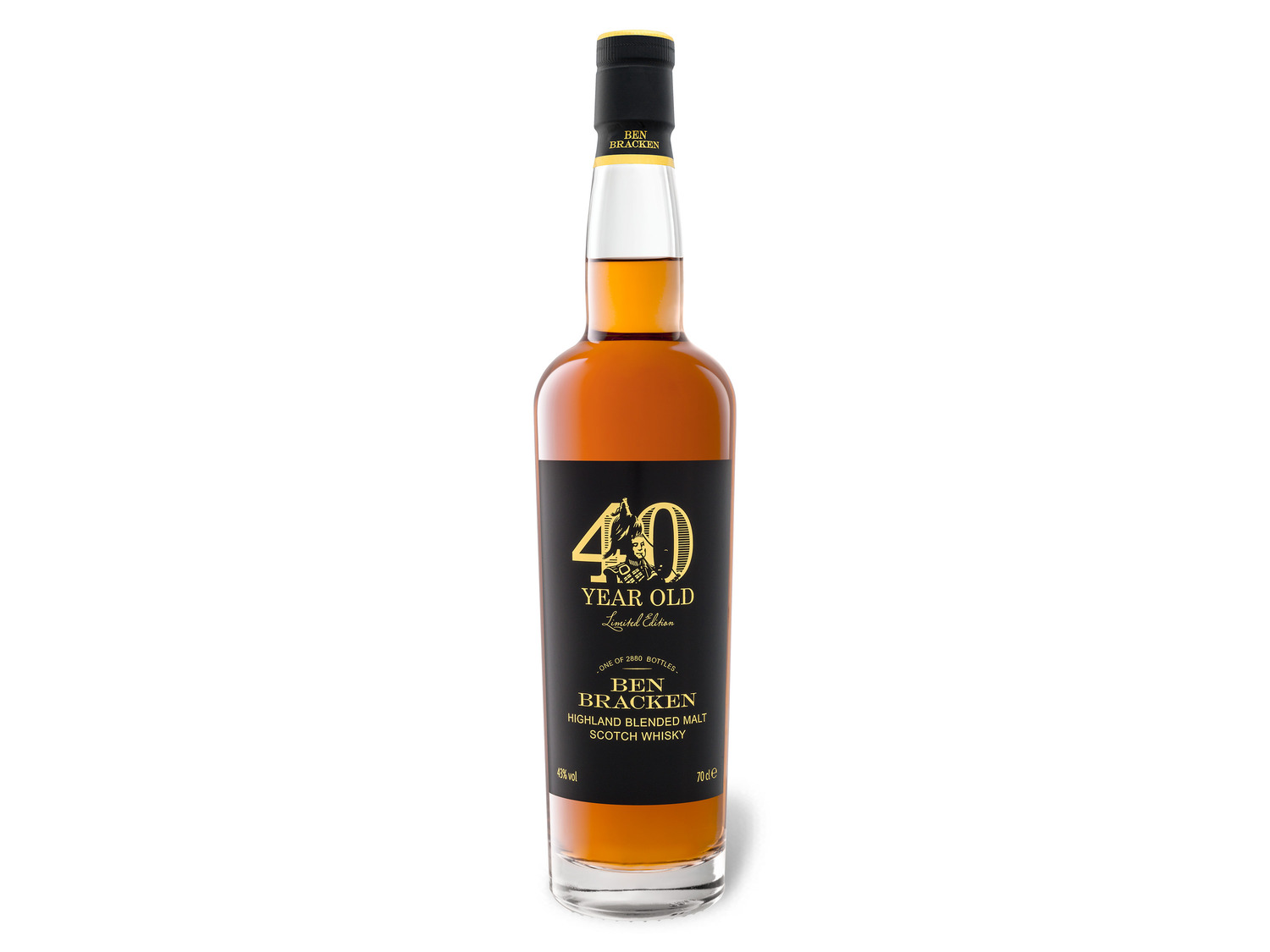 Ben Bracken Highland 40 Malt Whisky Blended Scotch Jah…