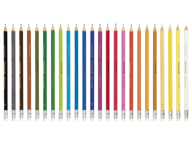 Gehe zu Vollbildansicht: STAEDTLER Radierbare Buntstifte / Fasermaler, 24 Farben - Bild 2