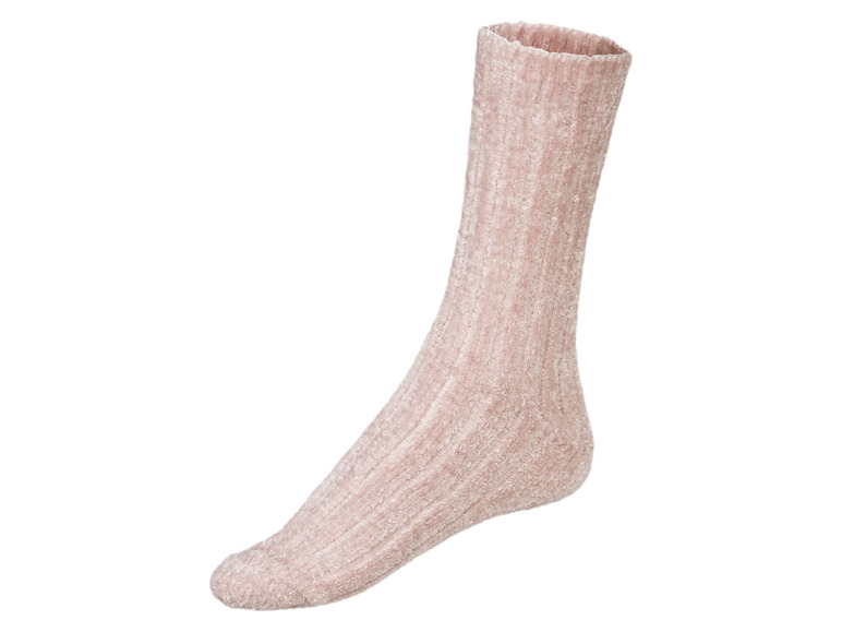 Gehe zu Vollbildansicht: esmara® Damen Chenille-Socken, 2 Paar, flauschig weich - Bild 5