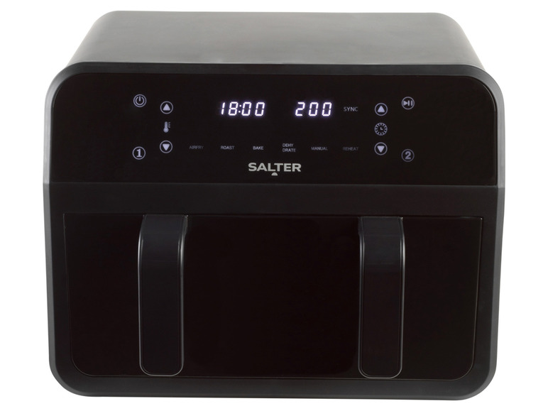 Gehe zu Vollbildansicht: Salter Heißluftfritteuse »COMPACT DUAL AIR PRO «, 2300 W - Bild 2