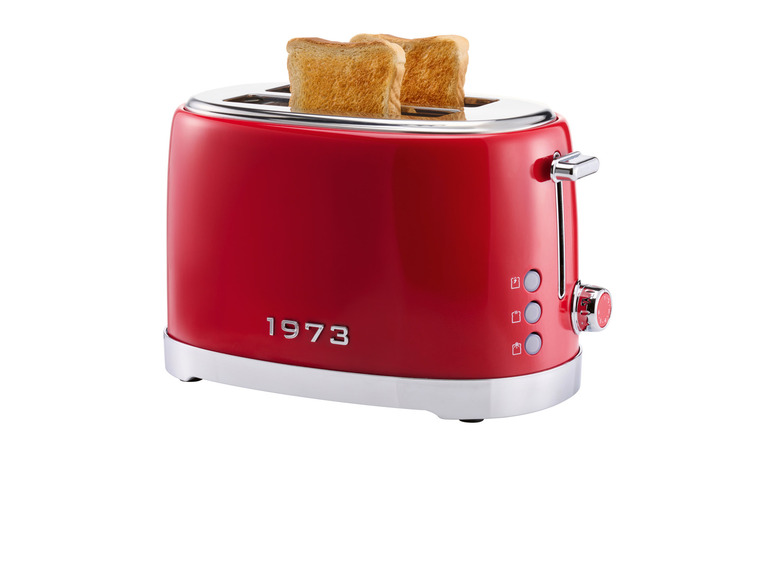 Gehe zu Vollbildansicht: SILVERCREST® KITCHEN TOOLS Doppelschlitz-Toaster »EDS Chrom Retro 1973 STR 980 B2«, mit Elementen in Retro-Optik - Bild 14