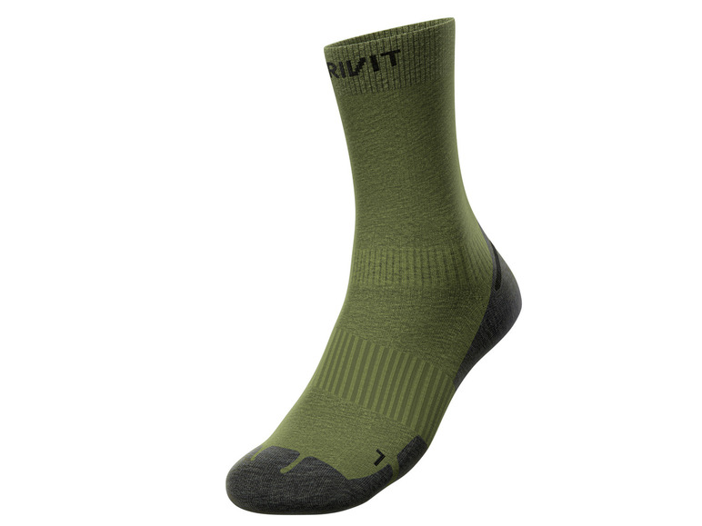 Gehe zu Vollbildansicht: CRIVIT Herren Outdoorsocken, 2 Paar, mit SmartStep-Fußbett - Bild 4