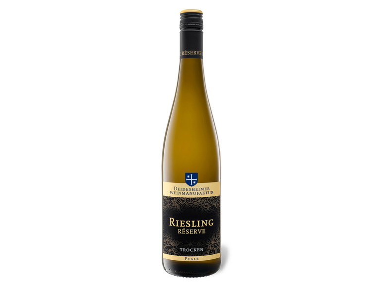 Pfalz Réserve Weinmanufaktur Riesling QbA Deidesheimer 2022 Weißwein trocken,