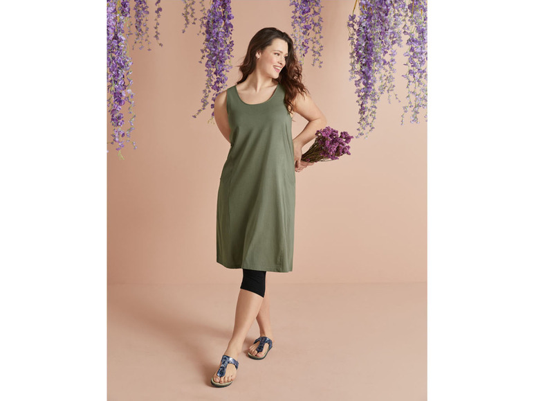 Gehe zu Vollbildansicht: esmara® Damen Kleid mit Baumwolle und Rundhalsausschnitt - Bild 7