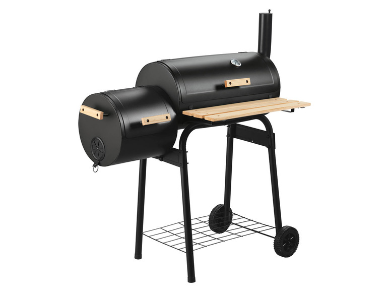 GRILLMEISTER separater Holzkohle-Smokergrill 92 A1«, »GMS mit Brennkammer