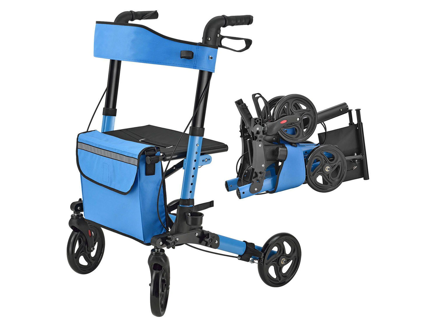 Juskys Rollator (blau)