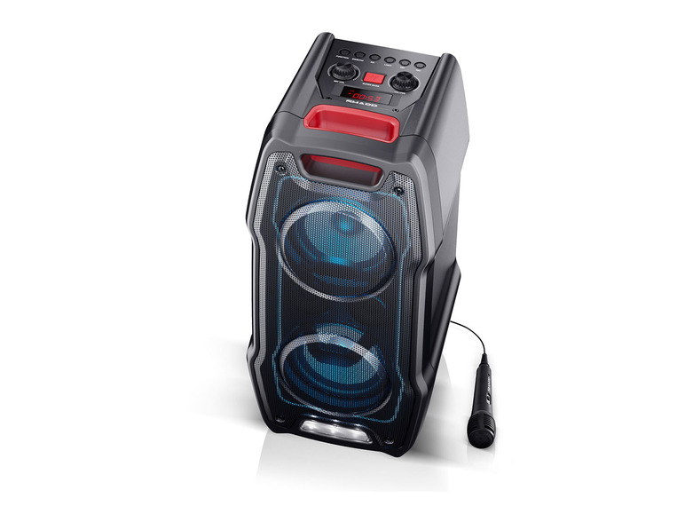 Sharp »PS-929« Bluetooth Lautsprecher Disco mit Mikrofon Lichter und