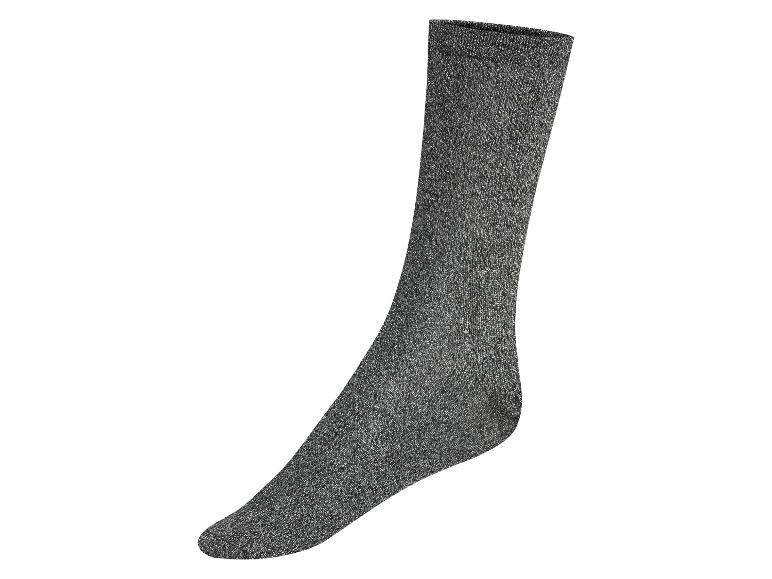 Gehe zu Vollbildansicht: esmara® Damen Socken, 5 Paar, mit Glitzereffekt - Bild 6