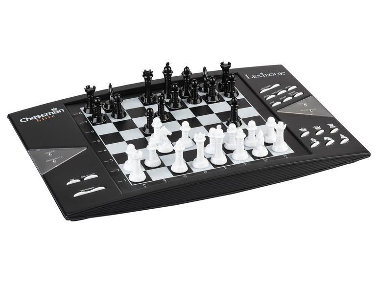 LEXIBOOK ChessMan Elite Schach-Lern-Computer mit 64 Spiellevels