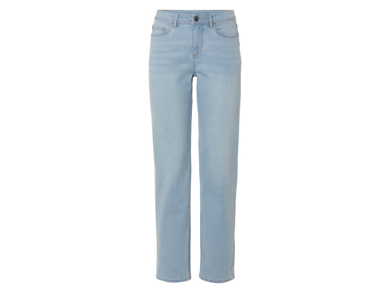 Gehe zu Vollbildansicht: esmara® Damen Jeans, Straight Fit, mit hoher Leibhöhe - Bild 2