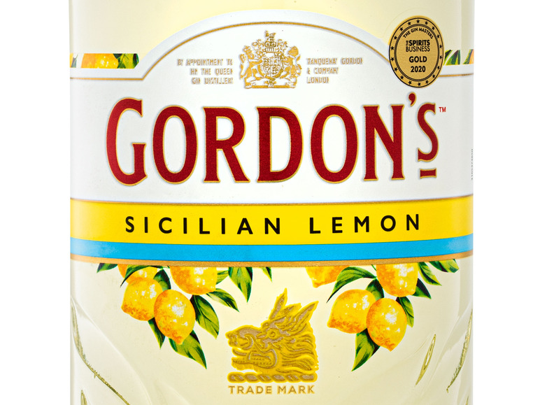 GORDON\'S 37,5% Vol Lemon Distilled Sicilian Gin