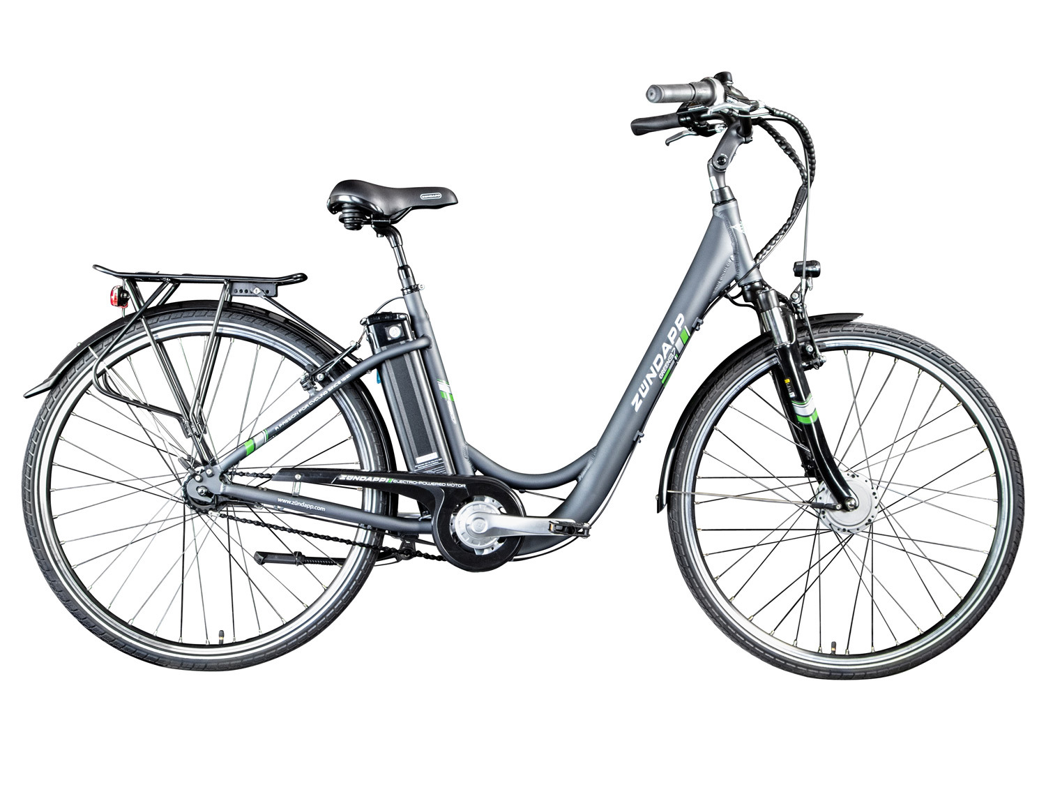 Zündapp Green 3.7 26 Zoll E-Bike E Cityrad Damenrad Pedelec Elektrofahrrad (28 Zoll) 28 Zoll