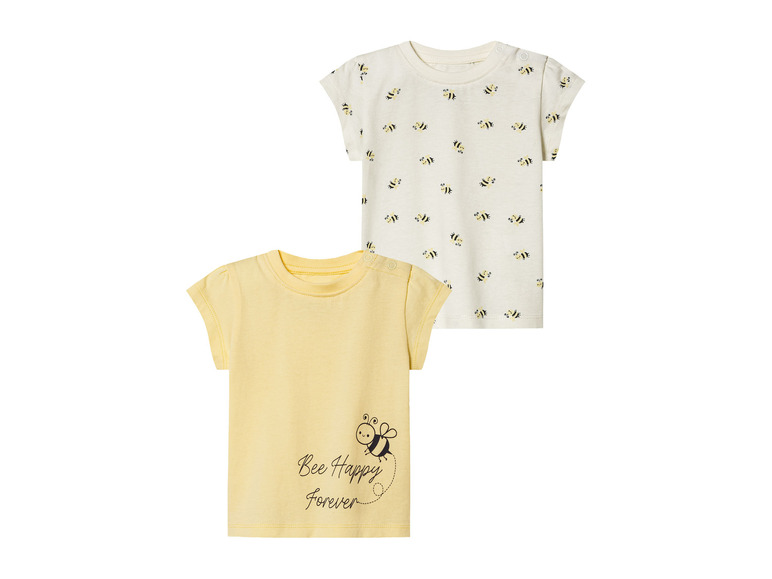 Gehe zu Vollbildansicht: lupilu® Baby T-Shirts, 2 Stück, aus reiner Bio-Baumwolle - Bild 8