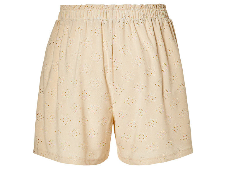 Gehe zu Vollbildansicht: esmara® Damen Shorts mit verspielter Lochstickerei - Bild 4