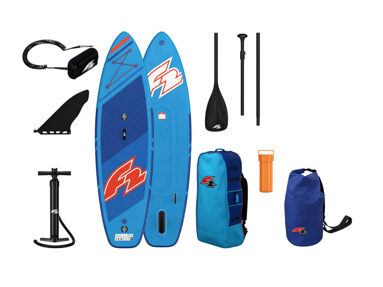 F2 SUP-Board "Allround", mit Doppelkammer-System, mit 3 Finnen