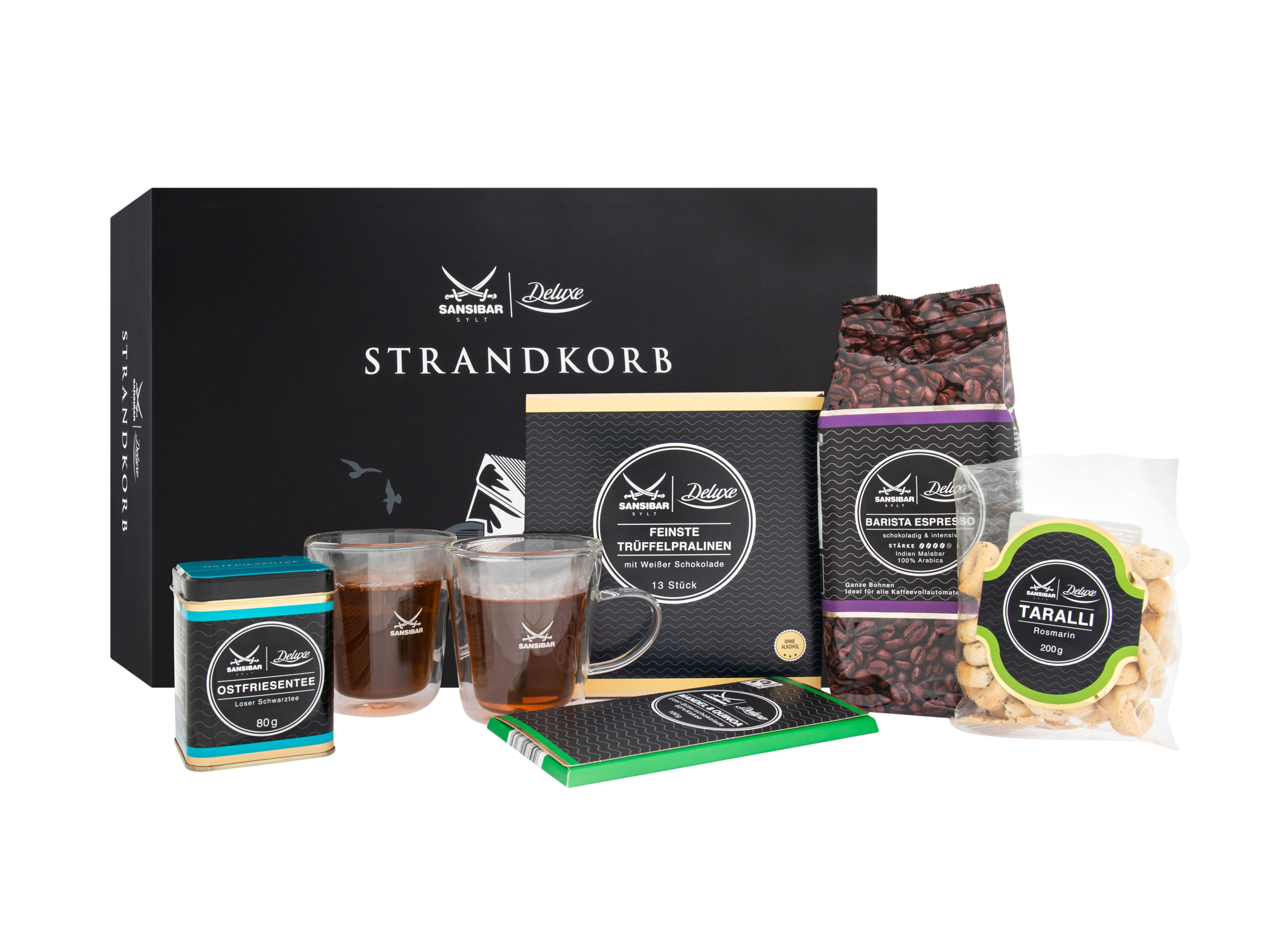 Sansibar Deluxe Geschenkbox Strandkorb