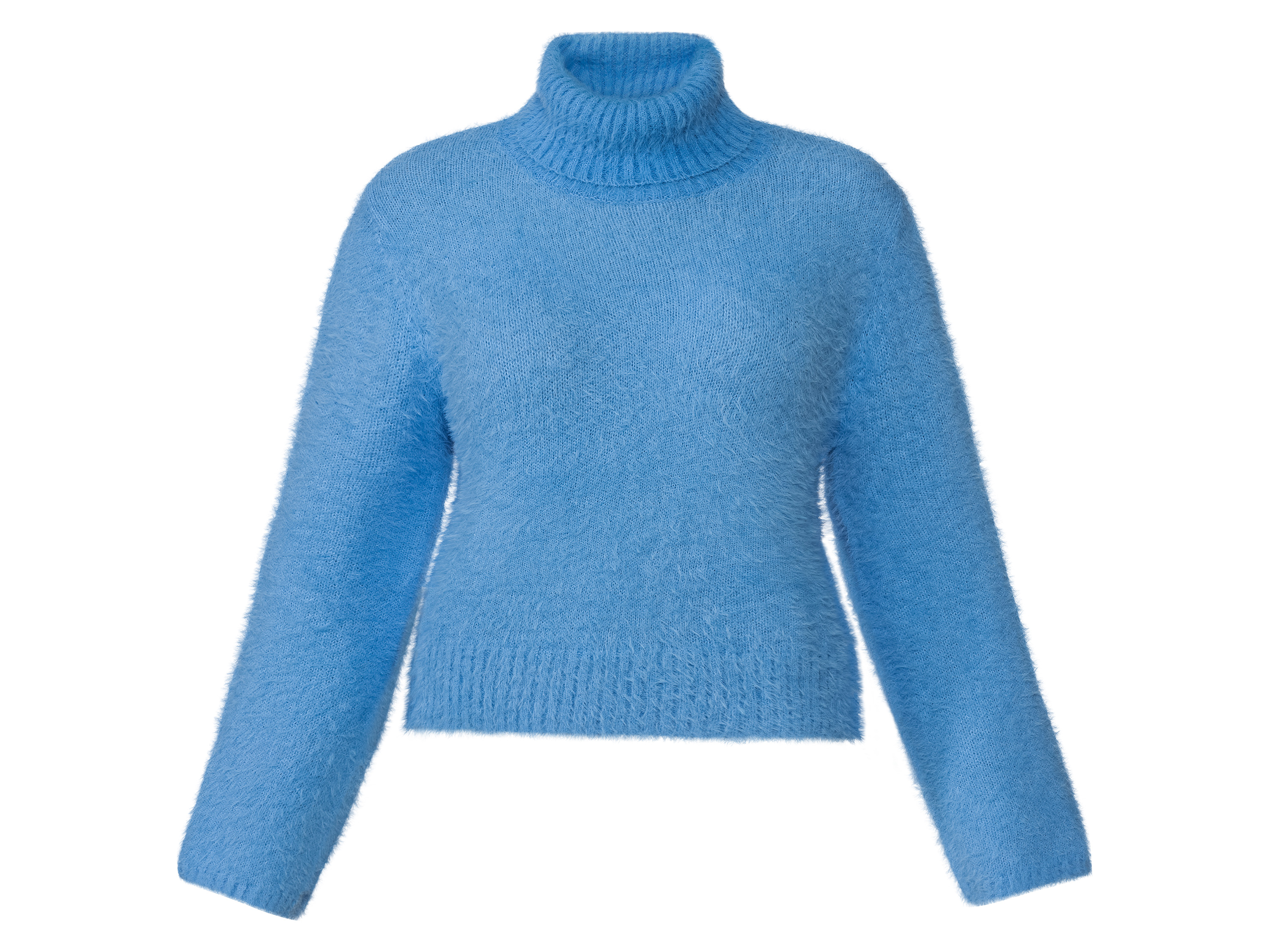 esmara® Damen Pullover (blau, XS(32/34)) XS(32/34)