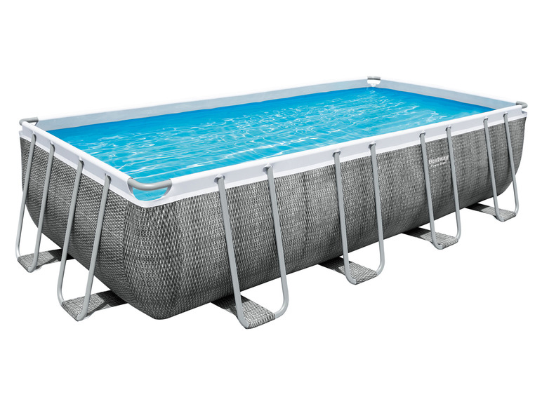 Bestway Power Steel™ Frame Pool Komplett-Set mit Filterpumpe, ca. L 549 x B 274 x L 122 cm