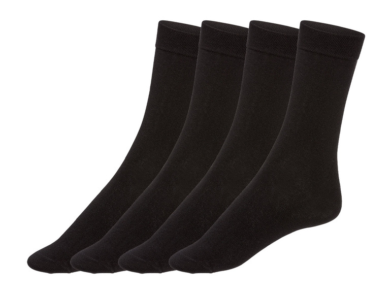 Gehe zu Vollbildansicht: esmara® Damen Socken, 4 Paar, extra breiter Komfortbund - Bild 6