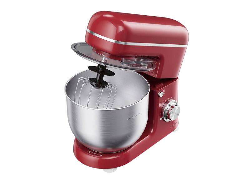 Gehe zu Vollbildansicht: SILVERCREST® KITCHEN TOOLS Küchenmaschine »SKM 600 D3«, rot, 600 W - Bild 5