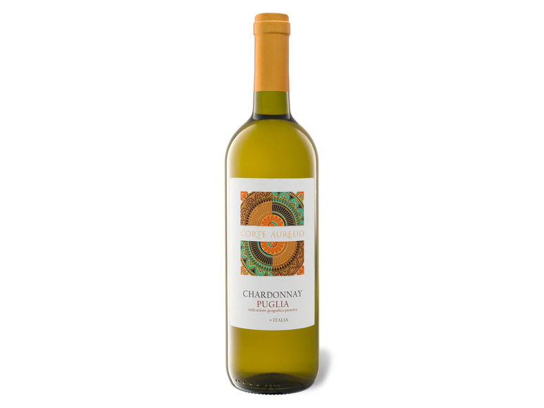 Corte Aurelio Weißwein IGP Chardonnay trocken, Puglia 2021