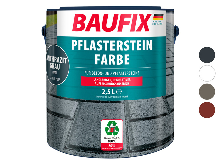 Gehe zu Vollbildansicht: BAUFIX Pflasterstein Farbe, 2,5 Liter - Bild 1