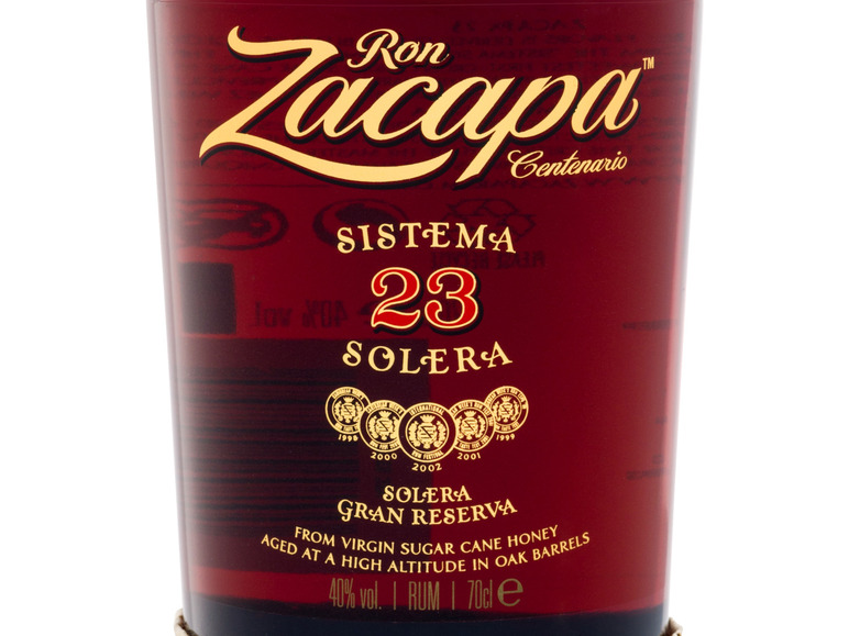 Ron Zacapa 23 Solera Gran Vol Reserva mit Rum Geschenkbox 40