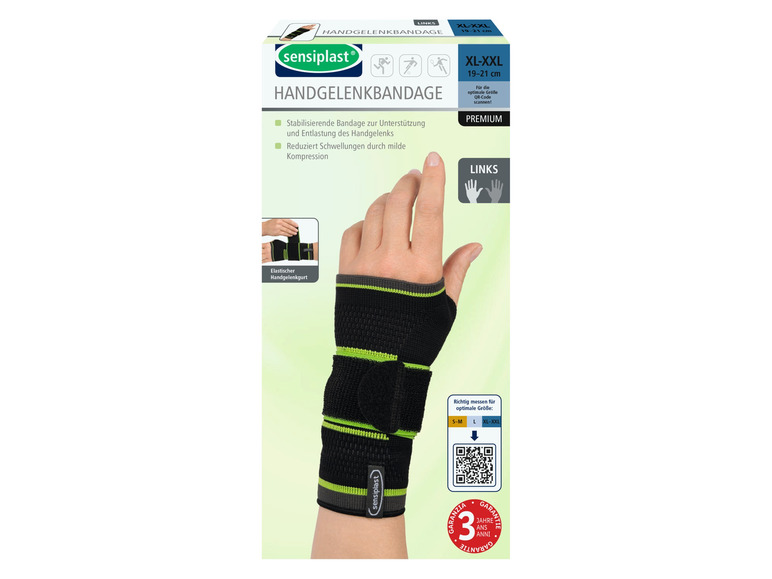 Gehe zu Vollbildansicht: sensiplast® Handgelenkbandage, mit elastischem Handgelenkgurt - Bild 11