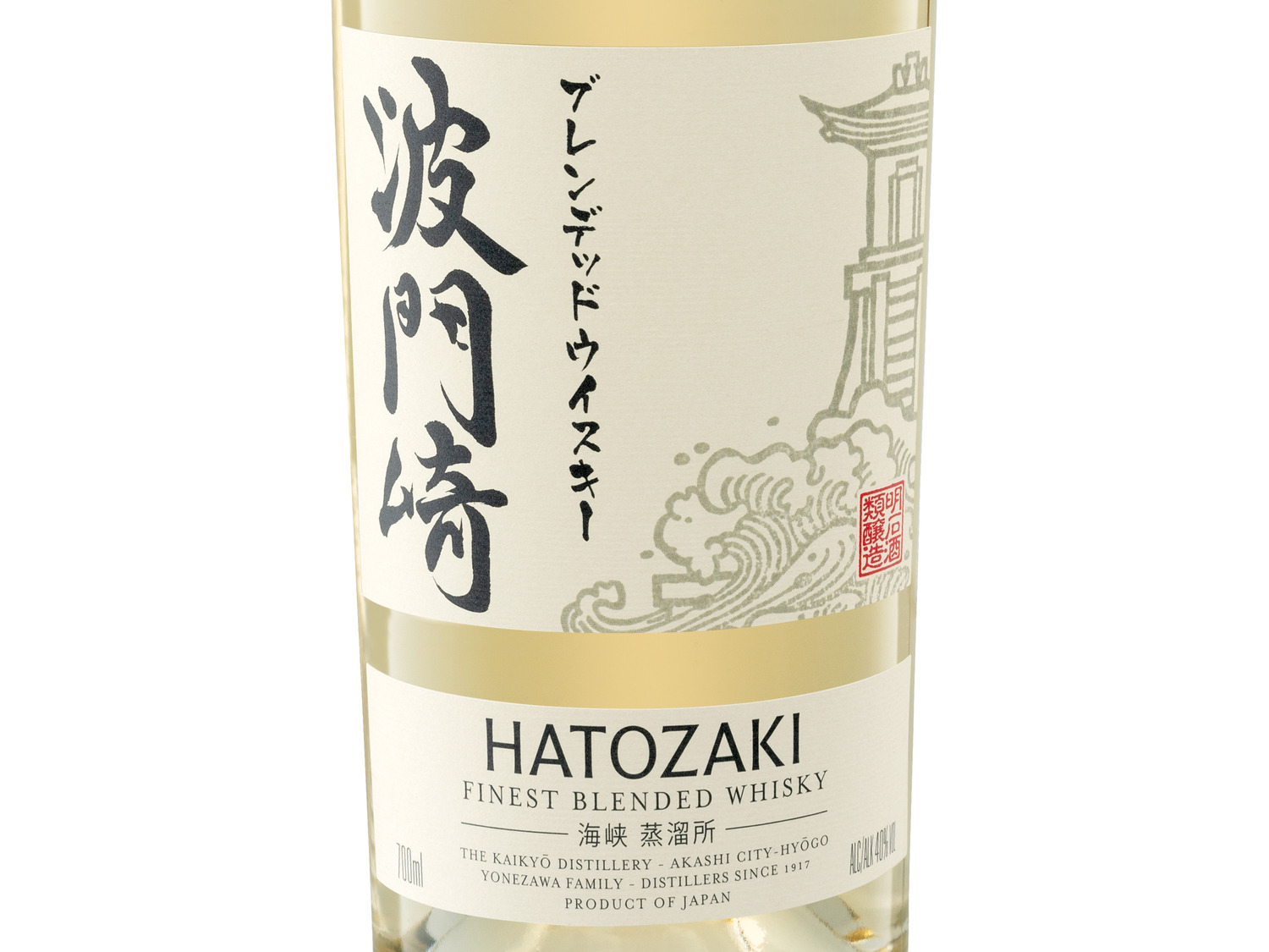 40% | Vol Hatozaki LIDL Whisky Japanese Kaikyō Blended
