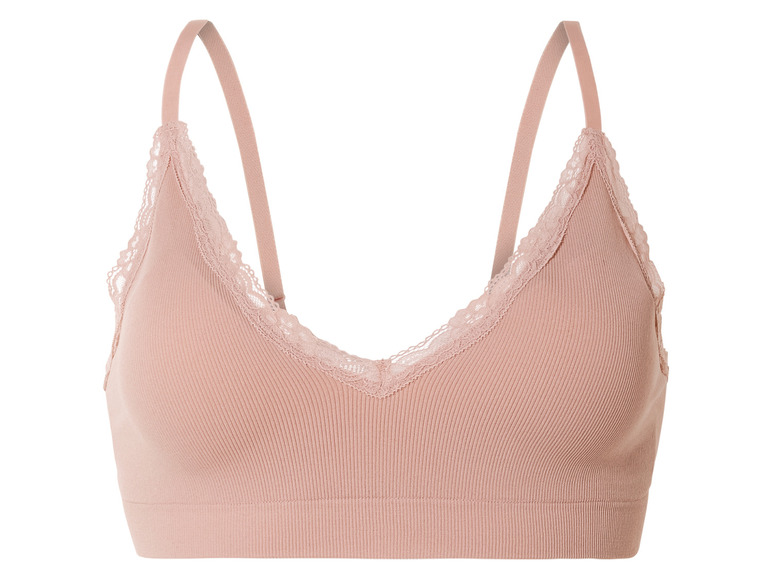 Gehe zu Vollbildansicht: esmara® Damen Bustier, seamless, mit eleganter Spitze - Bild 6