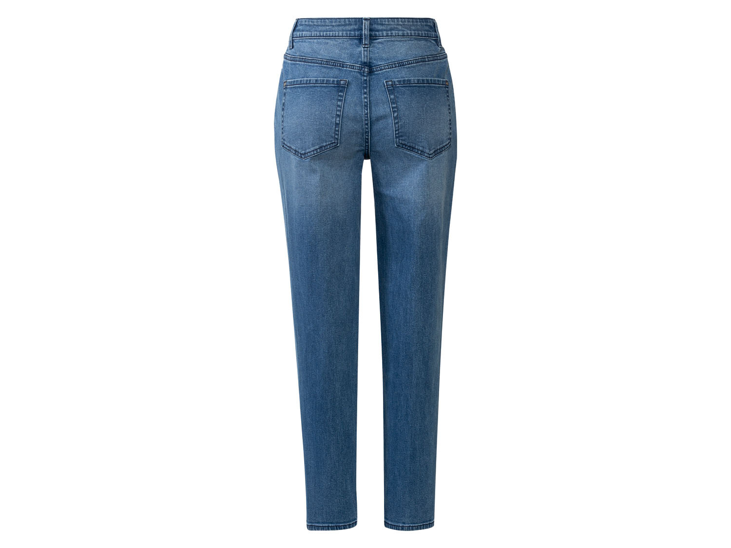 esmara® Damen Jeans, Mom mit LIDL Fit, Leibhöhe hoher 