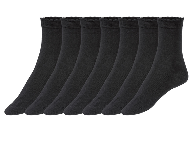 Gehe zu Vollbildansicht: esmara® Damen Socken, 7 Paar, mit hohem Bio-Baumwollanteil - Bild 2