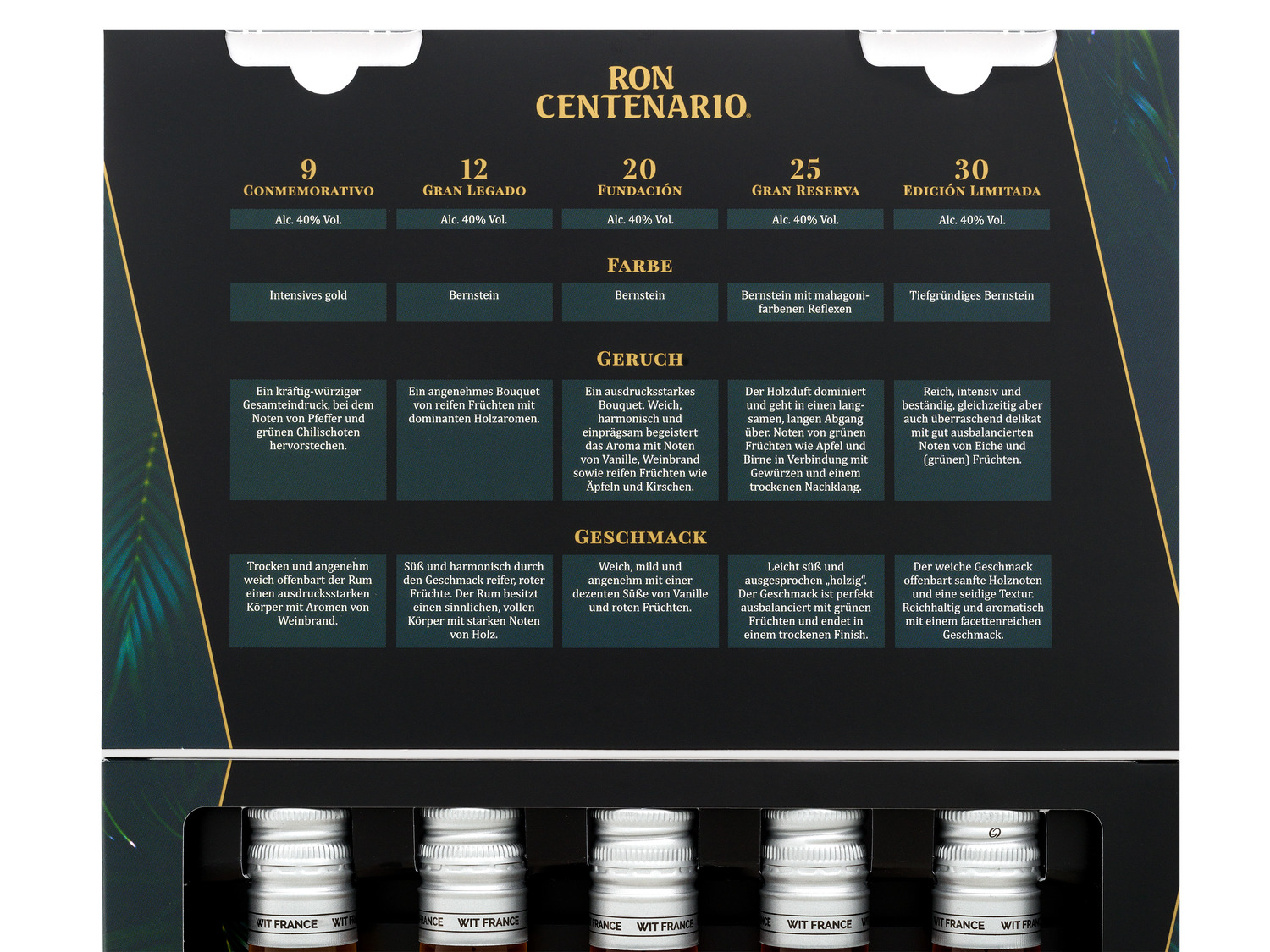 Ron Centenario Rum 50… Set x Entdeckerpaket 5 Tasting 