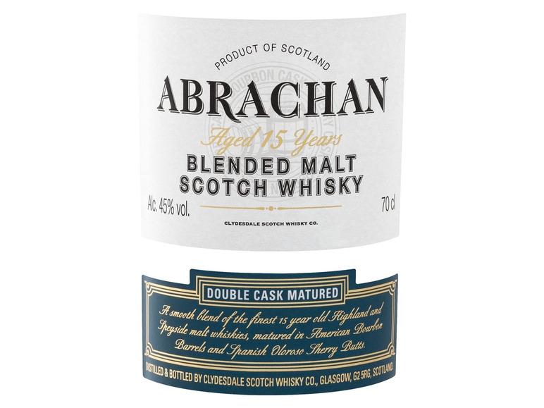 Jahre Matured Abrachan mit Double 45% Malt Geschenkbox Scotch Vol 15 Blended Whisky Cask