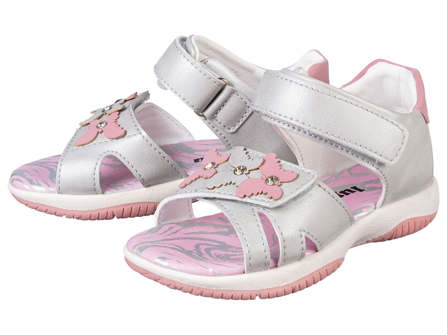 lupilu® Kleinkinder Mädchen mit Klettverschlu… Sandalen