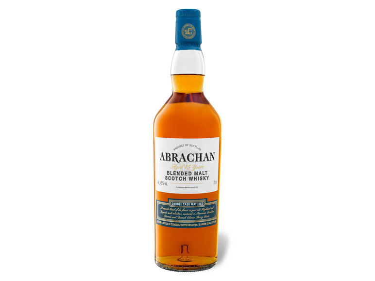 Abrachan Double Cask Malt Matured Geschenkbox 15 Vol mit Scotch Jahre 45% Whisky Blended