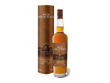 Ben Bracken Highland Peated Single Malt Scotch Whisky 20 Jahre mit Geschenkbox 40 % Vol