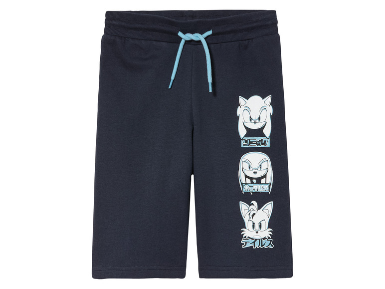 Gehe zu Vollbildansicht: Kleinkinder / Kinder Jungen Sweatshort mit Print - Bild 8