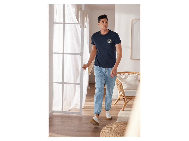 Gehe zu Vollbildansicht: LIVERGY® Herren T-Shirt aus reiner Baumwolle - Bild 11