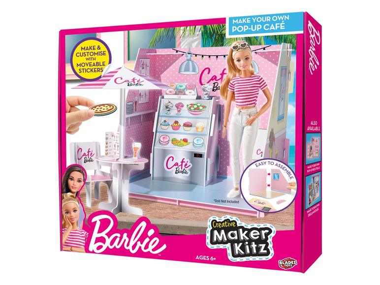 Gehe zu Vollbildansicht: Barbie Creative Maker Kitz Pop-Up Boutique / Café / Vets - Bild 9