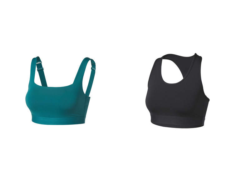 CRIVIT Damen Sport Bustier, mit feuchtigkeitsspendender Wirkung