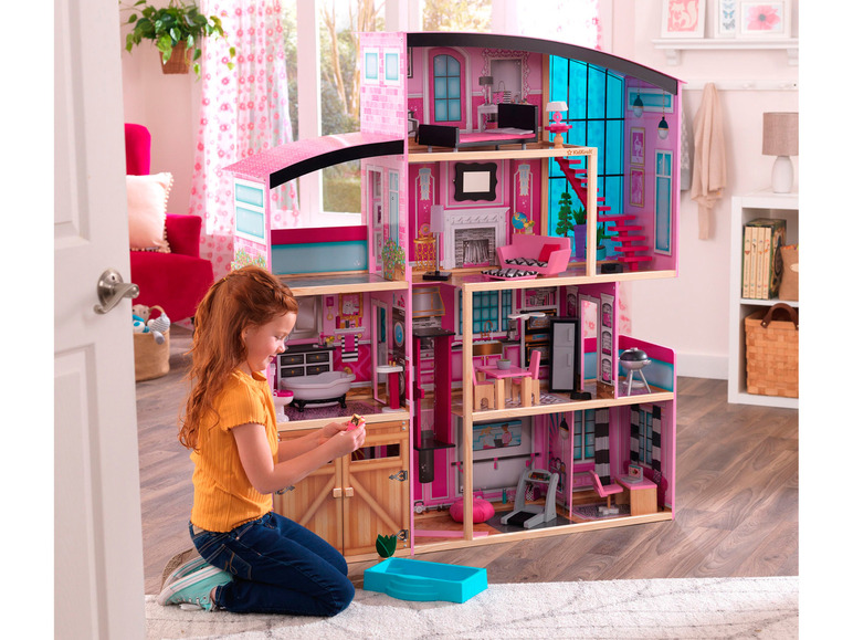 Gehe zu Vollbildansicht: KidKraft Puppenhaus »Shimmer Mansion«, mit 8 Räumen - Bild 2